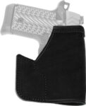 Galco PRO436B Pocket Protector  Black Leather Fits Ruger LCP/Kel-