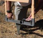 Birchwood Casey 2390MTS Metal Target Stand  With Spike, Holds 24