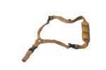 Rukx Gear ATICT1PST Tactical Single Point Sling Tan Nylon Adjusta