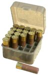 MTM Case-Gard S25-12M-41 Shotshell Case  Shotgun Clear Smoke Poly
