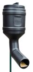 On Time 71800 T-Post Gravity Feeder Black UV Resistant Polyethyle