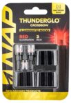 NAP NAPILLNXRD3PK Thunderglo Illuminated Nock Crossbow Red Half M