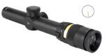Trijicon 200052 AccuPoint  Black Hardcoat Anodized 1-4x 24mm 30mm