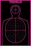 TruGlo TG13P6 Tru-See Splatter Target Black/Pink Self-Adhesive Pa