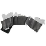 Galco UWERBKSM UnderWraps Elite Black Small Leather/Nylon Handgun