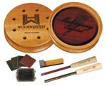 Woodhaven WH355 Mahogany Crystal  Friction Call Attracts Turkeys