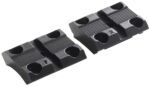 Weaver Mounts 48493 Top Mount Base Pairs  Matte Black Browning X-