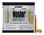 Nosler 10221 Premium Brass Unprimed Cases 30 Nosler Rifle Brass/
