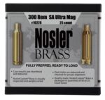 Nosler 10228 Premium Brass Unprimed Cases 300 Rem SAUM Rifle Bras