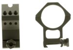 Weaver Mounts 99686 Six-Hole Skeleton Rings  Matte Black 34mm Ext