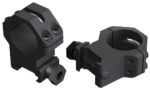 Weaver Mounts 48361 Four-Hole Skeleton Rings  Matte Black 1 High