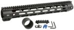 Midwest Industries MICR30815  Combat Handguard AR-308/LR-308 Blac