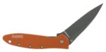 Kershaw 1660OR Leek  3 Folding Drop Point Plain Bead Blasted 14C2