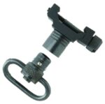 Uncle Mike's 21101 Quick Detach Swivel Set made of Steel with Bla