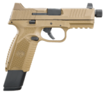 FN 20100063 FNS Compact 10rd 9mm Luger Black/Flat Dark Earth Stee