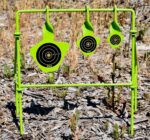 SME SMEST22FLD Spinning Target  Handgun Steel Black/Green Bullsey