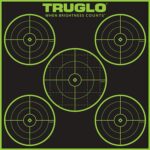 TruGlo TG11A12 Tru-See 5-Bull Target Black/Green Self-Adhesive He