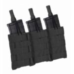 Tacshield T3508BK Speed Load Triple Rifle Triple Black 1000D Nylo