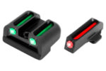 TruGlo TG131S1 Fiber-Optic  Black | Red Fiber Optic Front Sight G