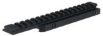 Weaver Mounts 99673 Flat Top Riser Rail  Black Anodized 0 MOA