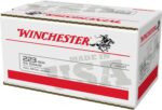 Winchester Ammo W223200 USA  223 Rem 55 gr Full Metal Jacket 200