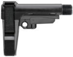 SB Tactical SBA3X01SB SBA3 X Black Adjustable Synthetic AR-Platfo