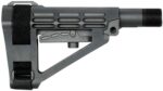 SB Tactical SBA4X01SB SBA4 X Black Adjustable Synthetic AR-Platfo