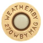 Weatherby BRASS270 Unprimed Cases  270 Wthby Mag Rifle Brass/ 20