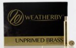 Weatherby BRASS653 Unprimed Cases  6.5-300 Wthby Mag Rifle Brass/