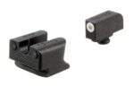 TruGlo TG231W2W Tritium Pro  Black | Green Tritium White Outline