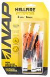 NAP NAP60034 Quickfletch Hellfire Fletching White Orange/ 6 Pack