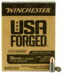 Winchester Ammo WIN9S USA Forged 9mm Luger 115 gr Full Metal Jack