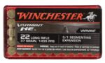 Winchester Ammo S22LRFSP Varmint HE  22 LR 37 gr 3/1 Segmenting E