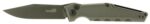 Kershaw 7900GRYBLK Launch 7 3.75 Folding Clip Point Drop Point Pl