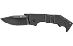 Cold Steel CS58M AK  3.50 Folding Clip Point Plain Black Matte S3