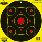 Birchwood Casey 35912 Dirty Bird Sight-In Circle Paper Hanging Pi