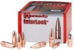 Hornady 3090 InterLock  30 Cal .308 220 gr Round Nose 100 Per Box