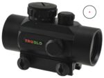 TruGlo TG8030P Traditional  Anodized Matte Black 1x30mm 5 MOA Red