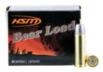 HSM 454C4N20 Bear Load  454 Casull 325 gr Wide Flat Nose 20 Per B