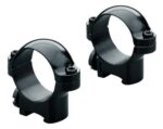 Leupold 49947 Ringmounts  Black Gloss 1 Rimfire Medium