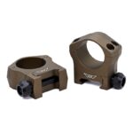 Warne 7201BB Scope Rings Mountain Tech Burnt Bronze 1 Medium 0 MO
