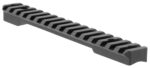 Talley PLM258763 Fierce Picatinny Rail  Black Anodized Long Actio