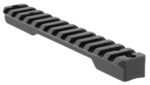 Talley PSM258779 Fierce Rivalry Picatinny Rail  Black Anodized Sh