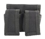 HKS 203PMBN SpeedLoader Case  Double Black Hytrel Belt Loop Mediu