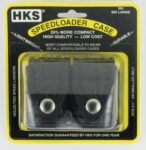 HKS 203BLBN SpeedLoader Case  Double Large Black Hytrel Belt Loop