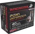 Winchester Ammo S40SWPDB Defender  40 S&W 165 gr Bonded Jacket Ho