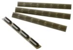 Ergo 4332OD WedgeLok Slot Cover  OD Green Rubber, 7 Slot Low Prof