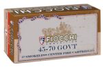 Fiocchi 4570A Cowboy Action  45-70 Gov 405 gr Lead Round Nose Fla