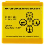 Berger Bullets 30418 Target Match Grade 30 Cal .308 185 gr Jugger