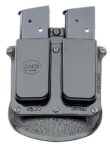 Fobus 4500NDP Double Mag Pouch  Black Polymer Paddle Compatible w